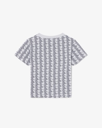 T-Shirt aus Baumwolle mit Monogramm