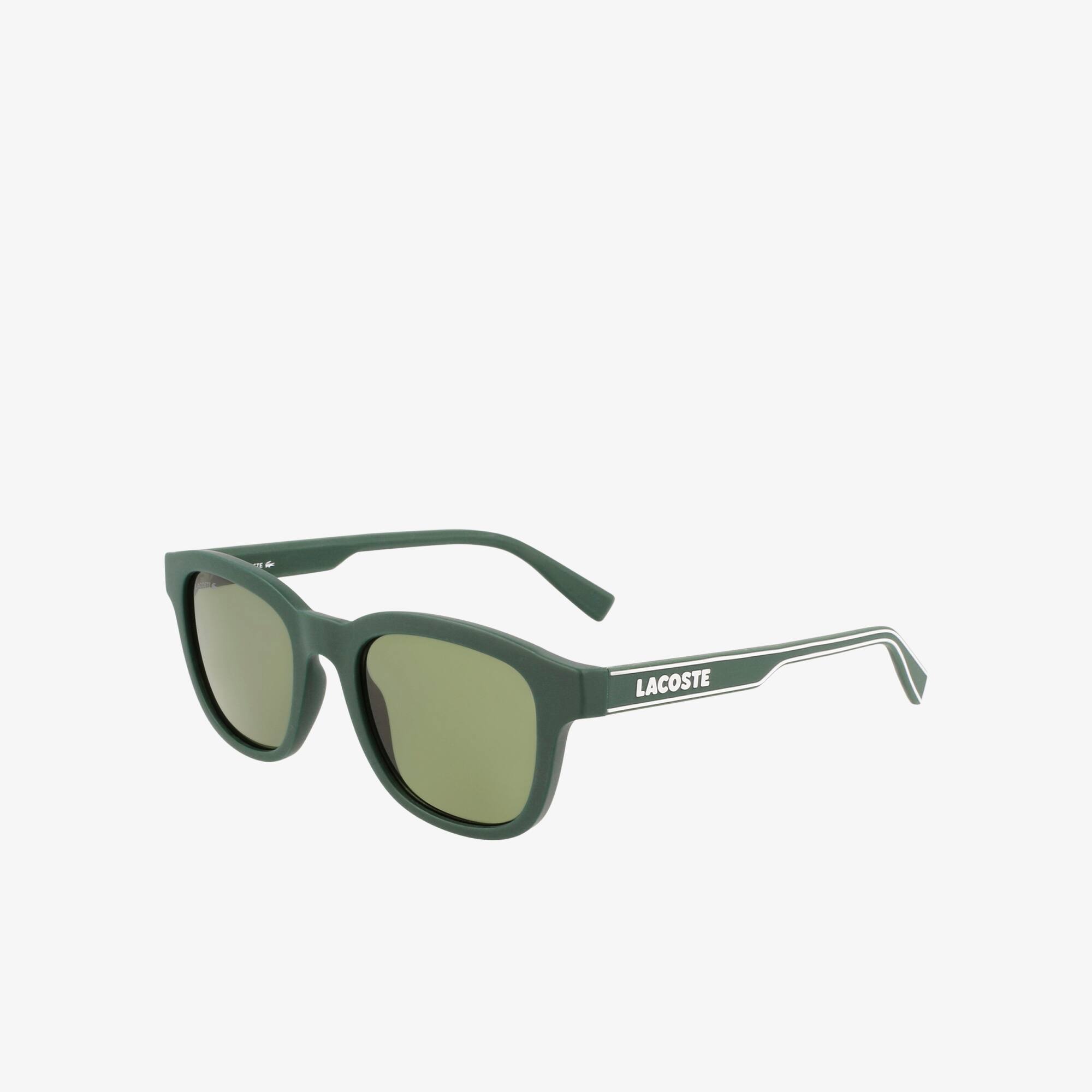 Thumbnail - Lacoste Rechteckige Sonnenbrille Active Line - Grün Size One Size