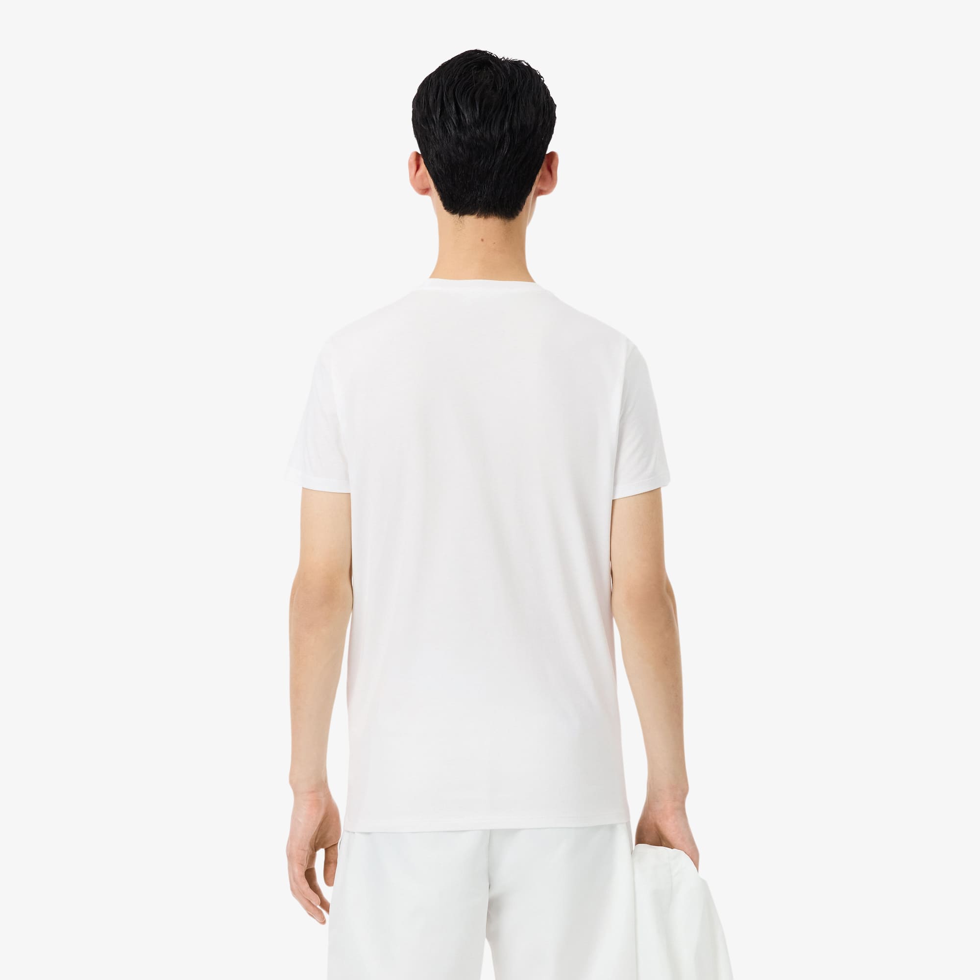 Thumbnail - Lacoste T-Shirt aus Pima-Baumwolle - Weiß Size 11 - 6XL