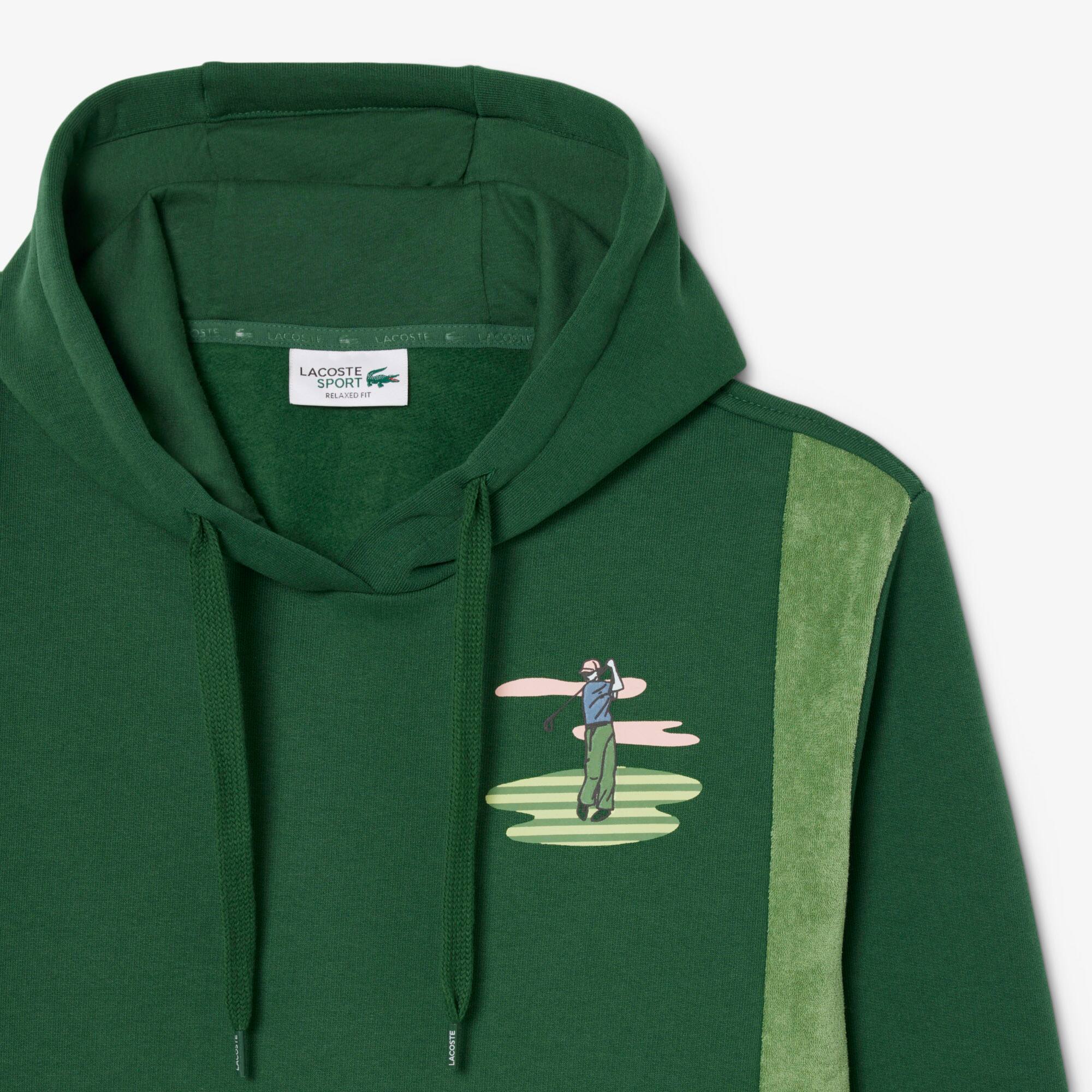 Thumbnail - Lacoste Golf-Hoodie mit Print - Vert Size XXL