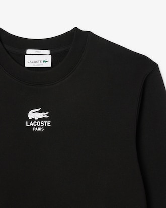 Sweatshirt aus Fleece mit Print