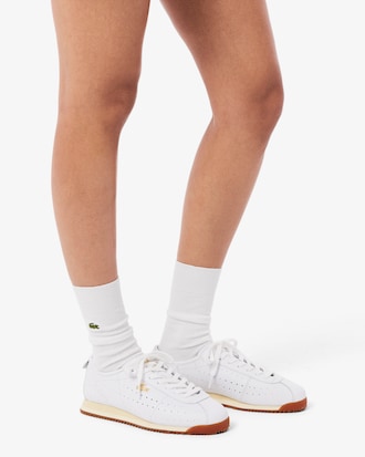 Damen-Sneakers Club-Low aus Leder