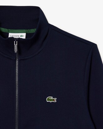Sweatshirt aus Fleece mit hohem Kragen und Reißverschluss