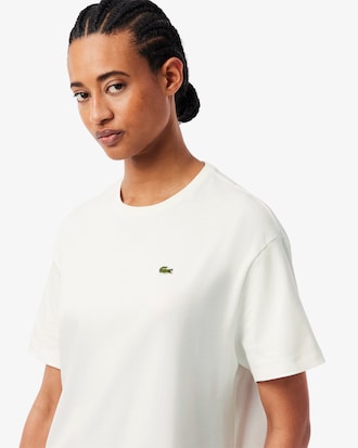 Oversized T-Shirt-Kleid aus Baumwolle