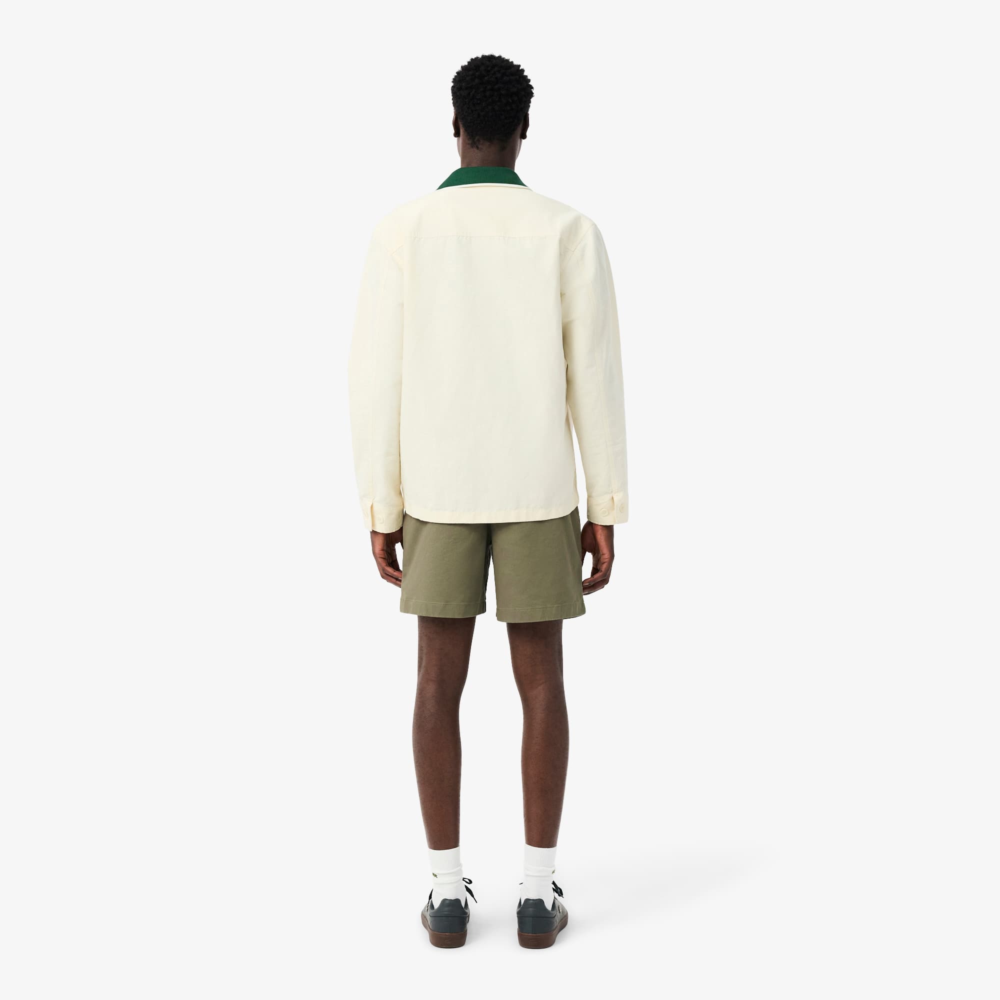 Thumbnail - Lacoste Regular Fit-Shorts aus Stretch-Baumwolle - Khaki Grün Size 4XL