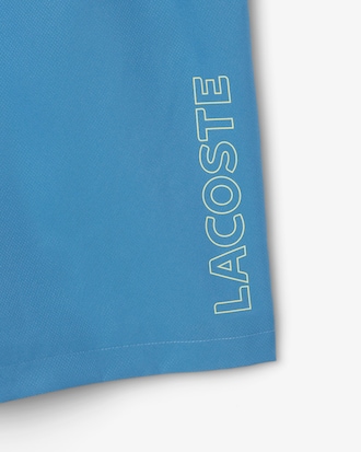 Sportshorts aus Diamant-Taft mit Einfassung