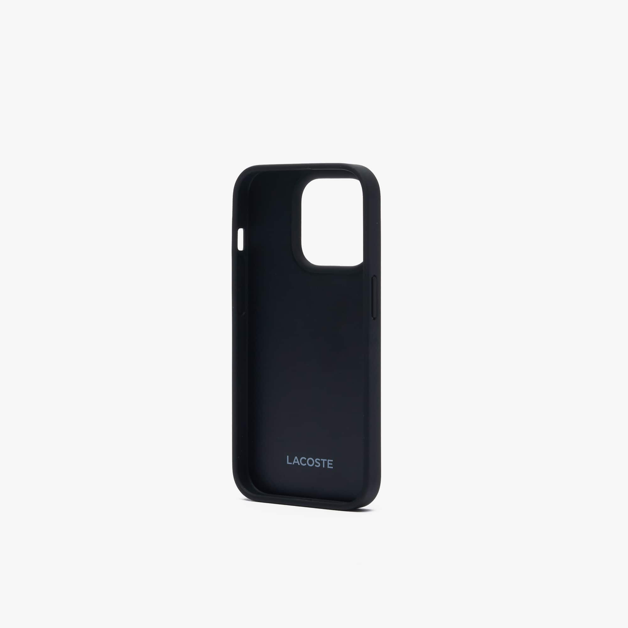 Thumbnail - Lacoste iPhOne 15 Pro-Hülle The Blend - MONOGRAM NOIR GRIS Size One Size