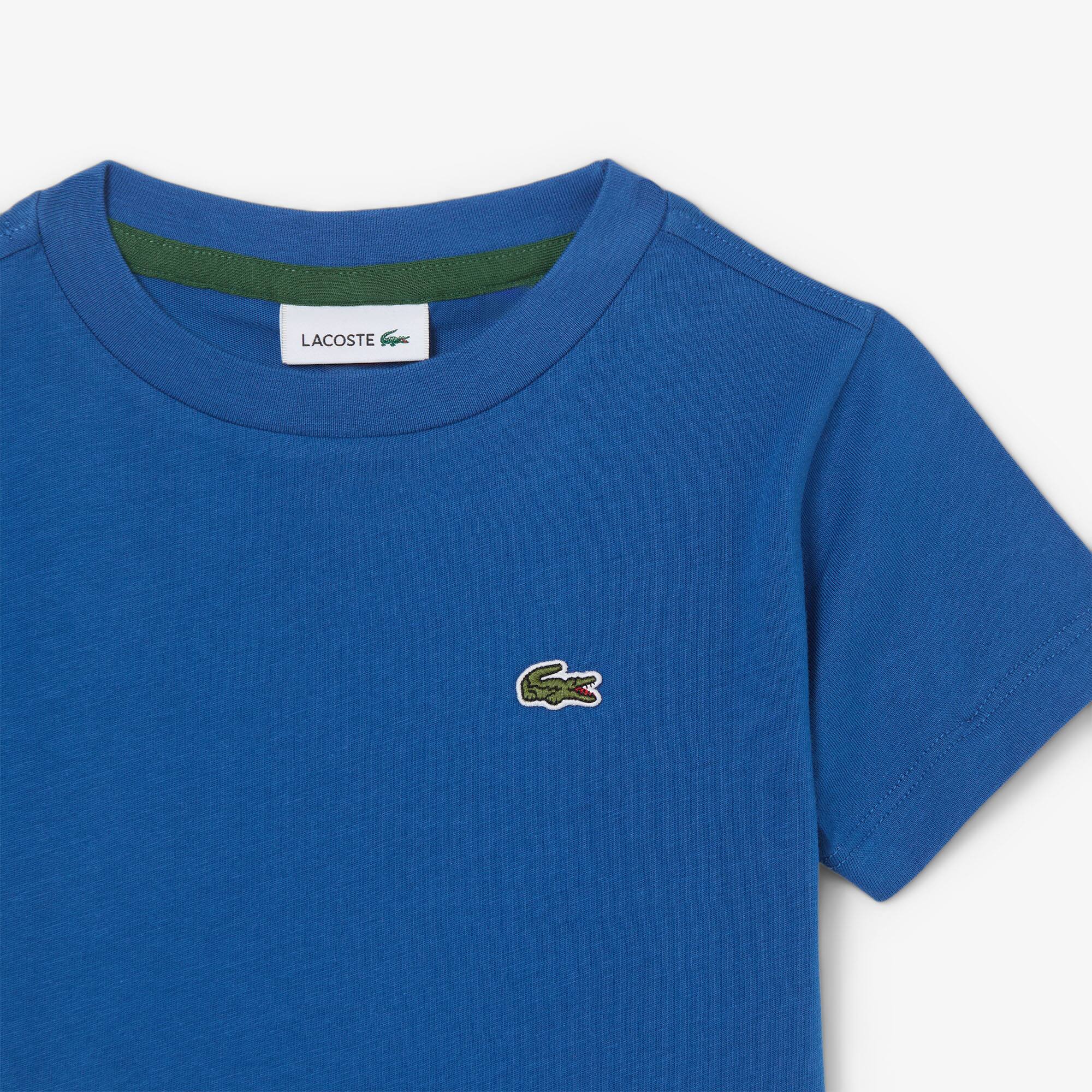 Thumbnail - Lacoste T-Shirt aus Baumwolle - Blau Size 7 - 7A