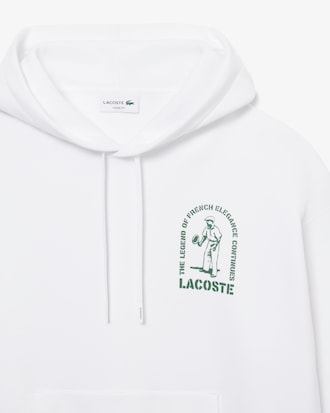 Loose Fit-Hoodie mit Print