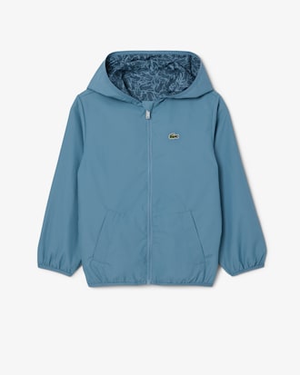 Wendbare Jacke aus Taft mit Reißverschluss