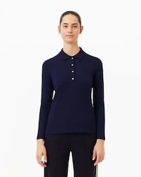 Slim Fit-Polohemd L.12.D aus dehnbarem Mini Piqué
