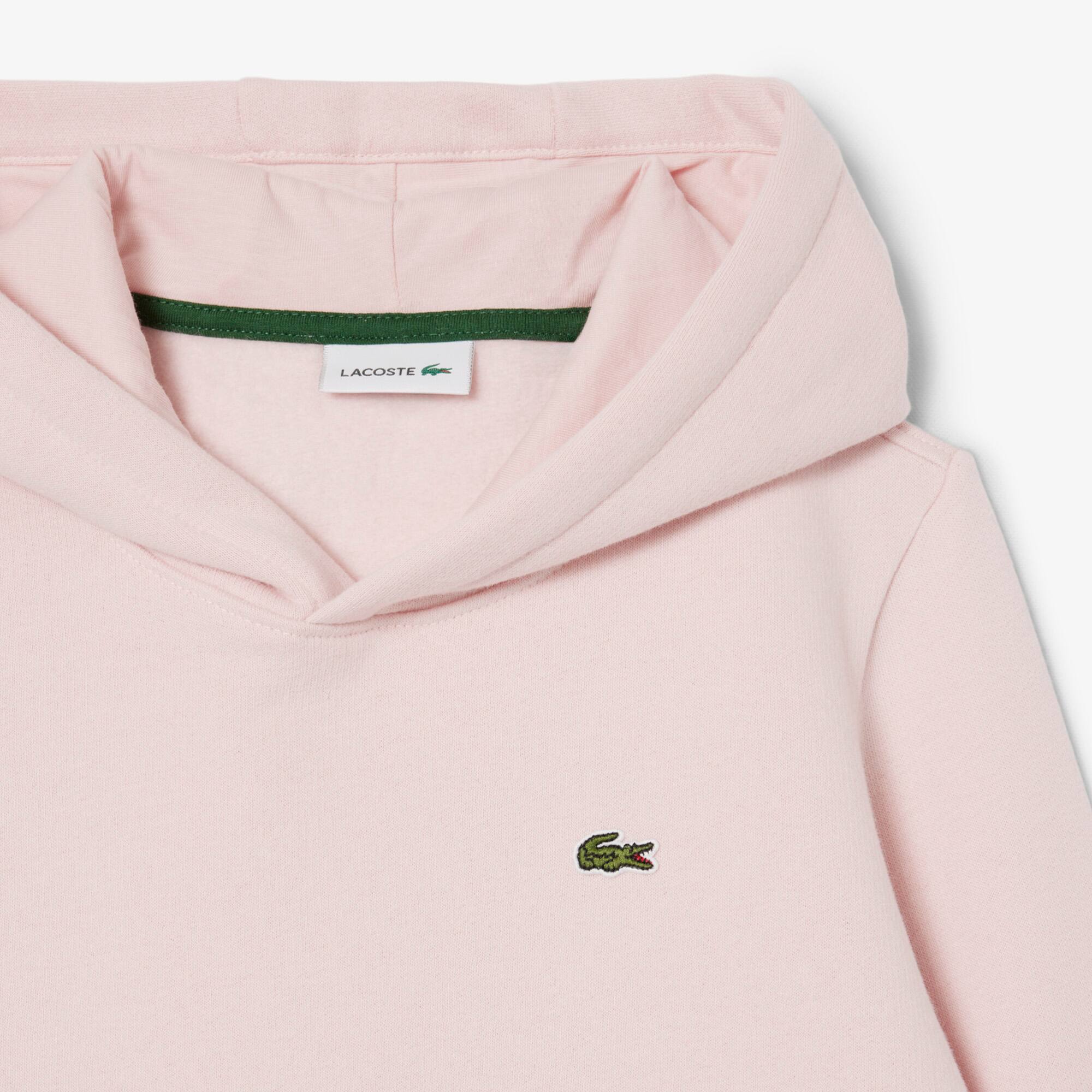 Thumbnail - Lacoste Unisex Fleece-Hoodie mit Kängurutasche - Hellrosa Size 8 - 8A