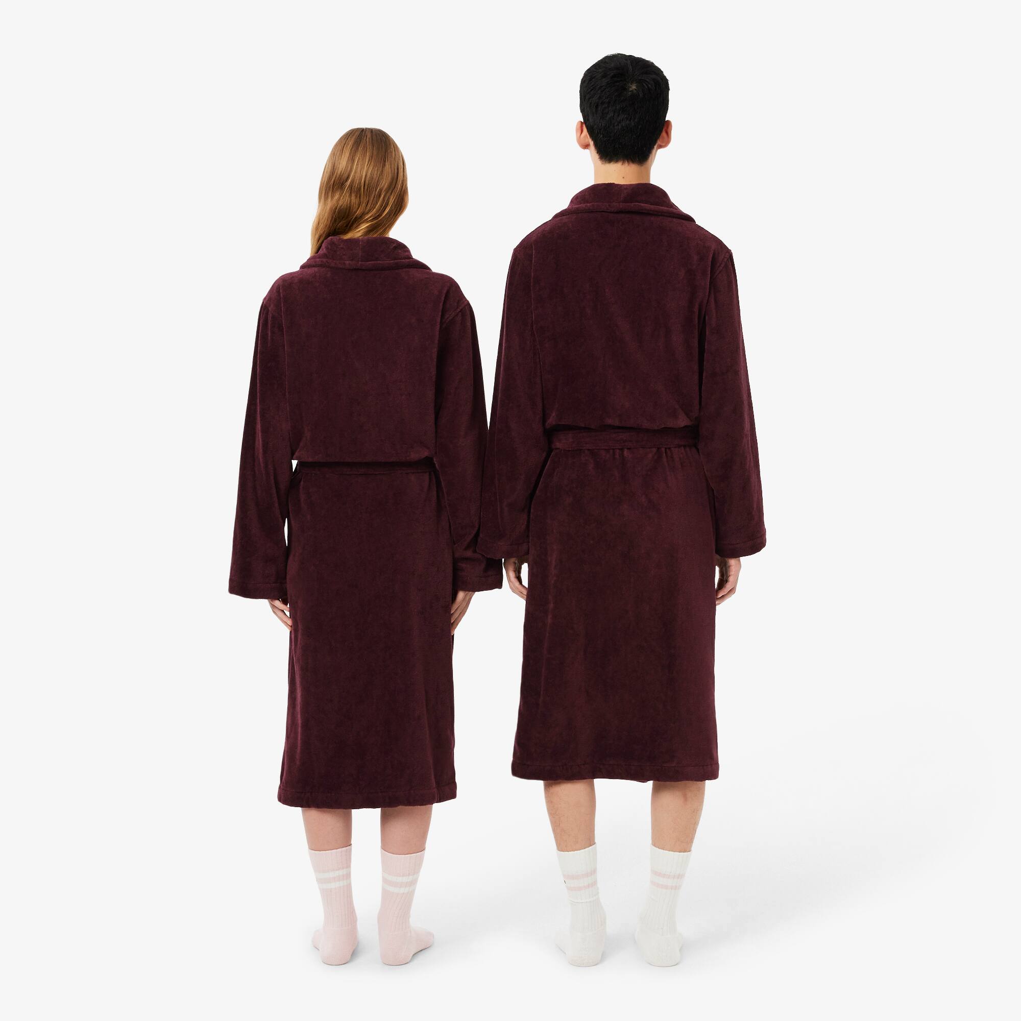 Thumbnail - Lacoste L René Bademantel - BURGUNDY Size 6 - XL