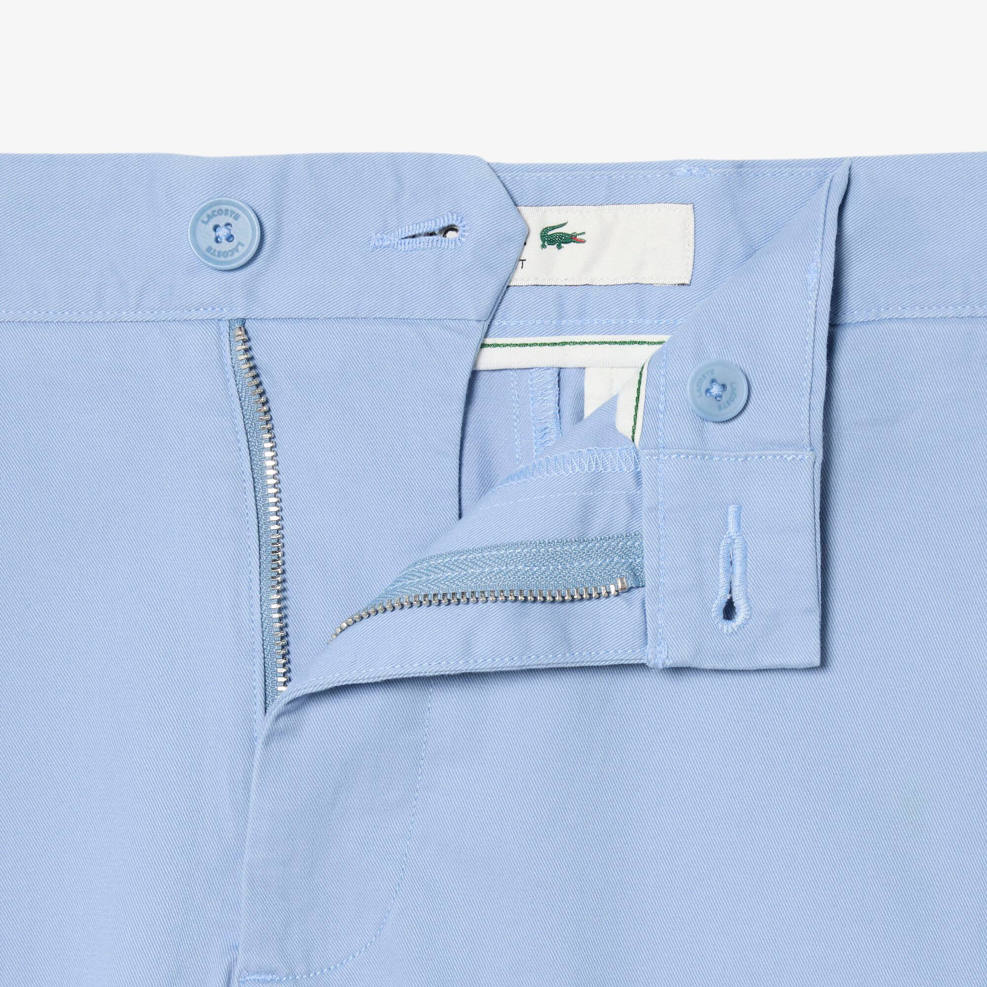 Thumbnail - Lacoste Chino-Shorts aus Stretch-Twill - Hellblau Size 5 - 32