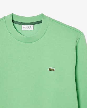 Sweatshirt aus Fleece mit Rundhalsausschnitt