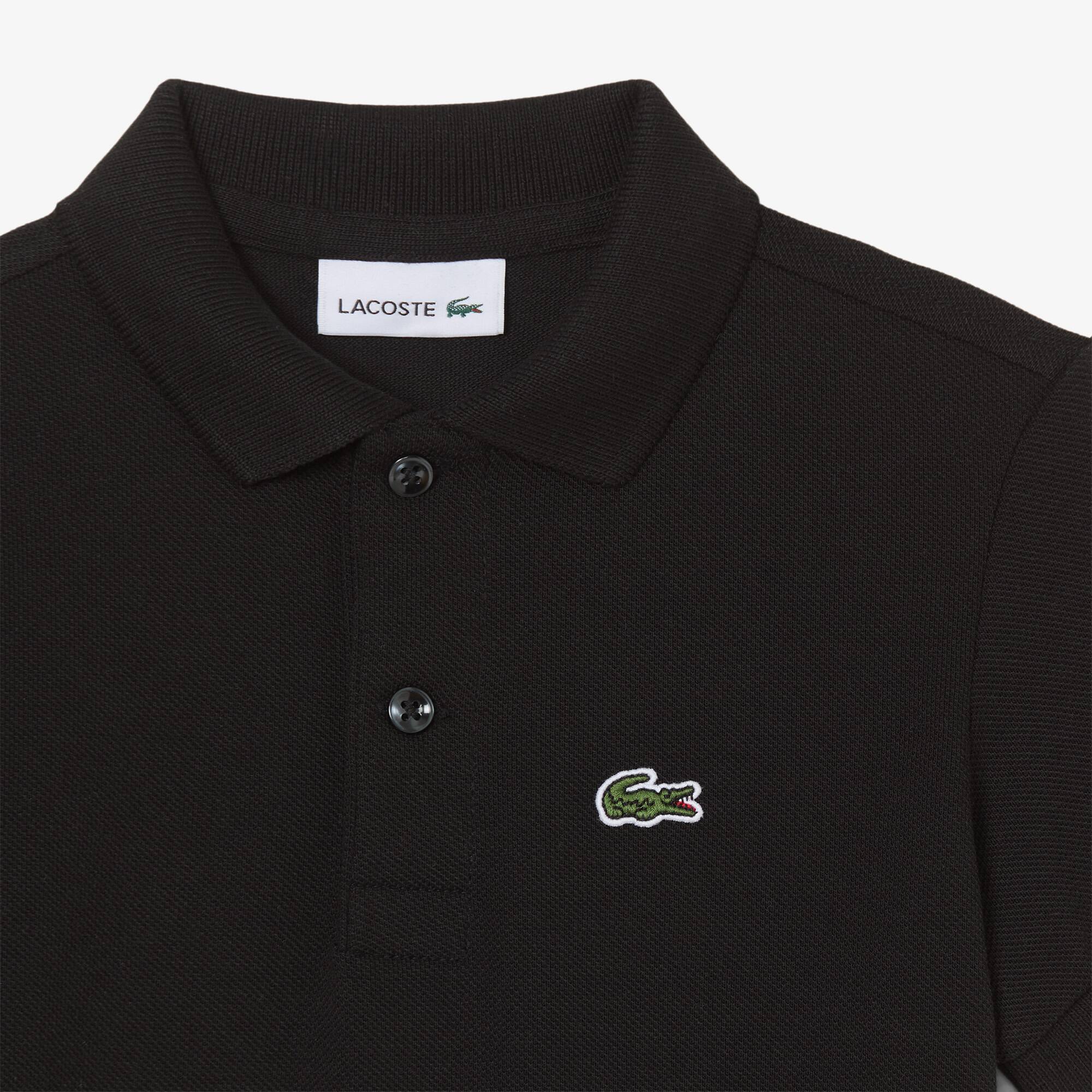 Thumbnail - Lacoste Polohemd aus Petit Piqué - Schwarz Size 2 - 2A