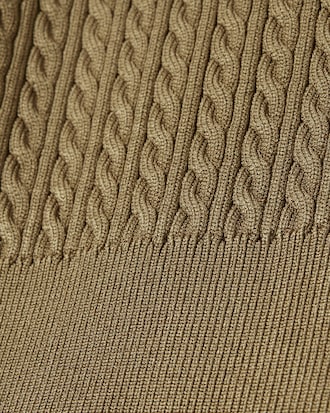 Pullover Runway mit Polokragen und Zopfmuster