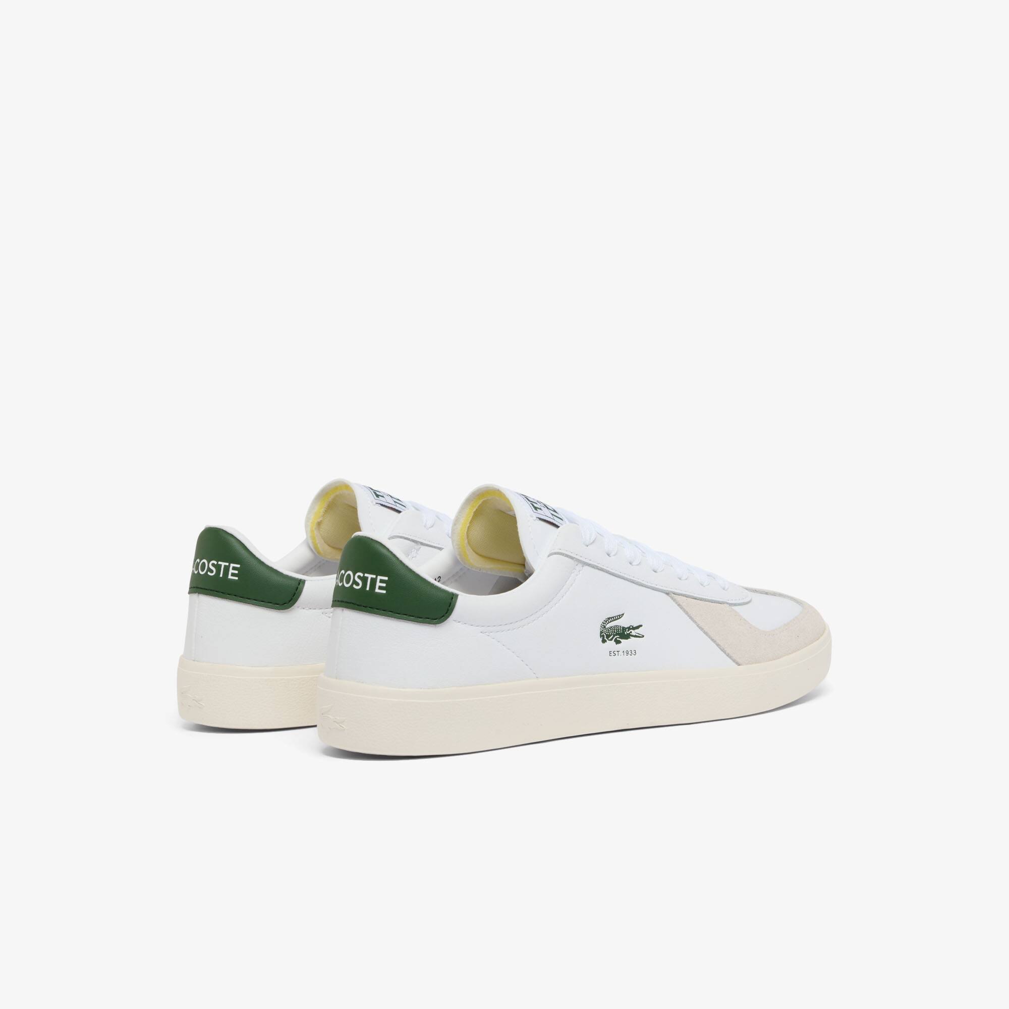 Thumbnail - Lacoste Herren-Sneakers Baseshot Pro aus Leder - WHT/OFF WHT Size 44.5