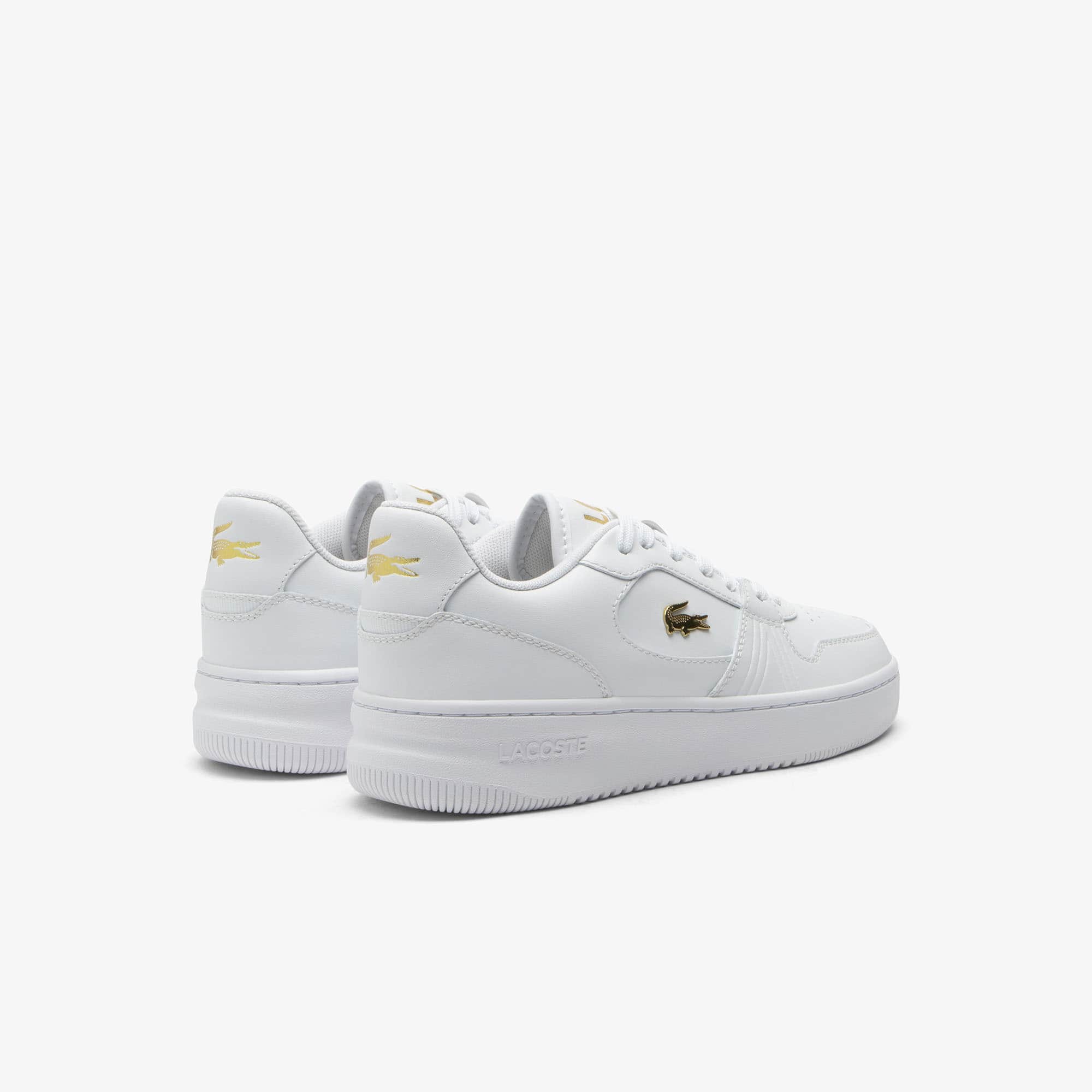 Thumbnail - Lacoste Damen-Sneakers L001 Set aus Leder - WHT/GLD Size 38