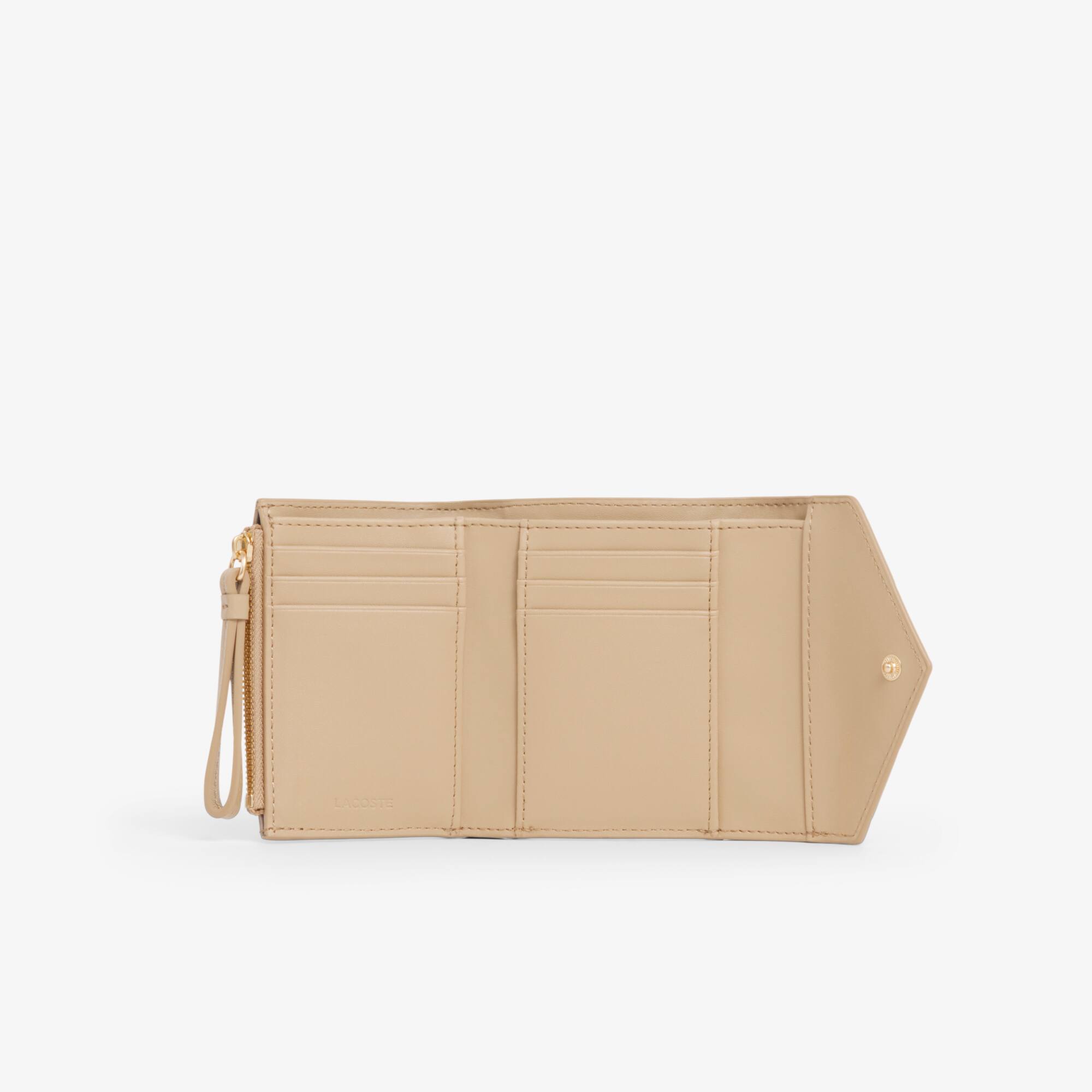 Thumbnail - Lacoste Brieftasche Crocodelle aus Leder - VIENNOIS Size One Size