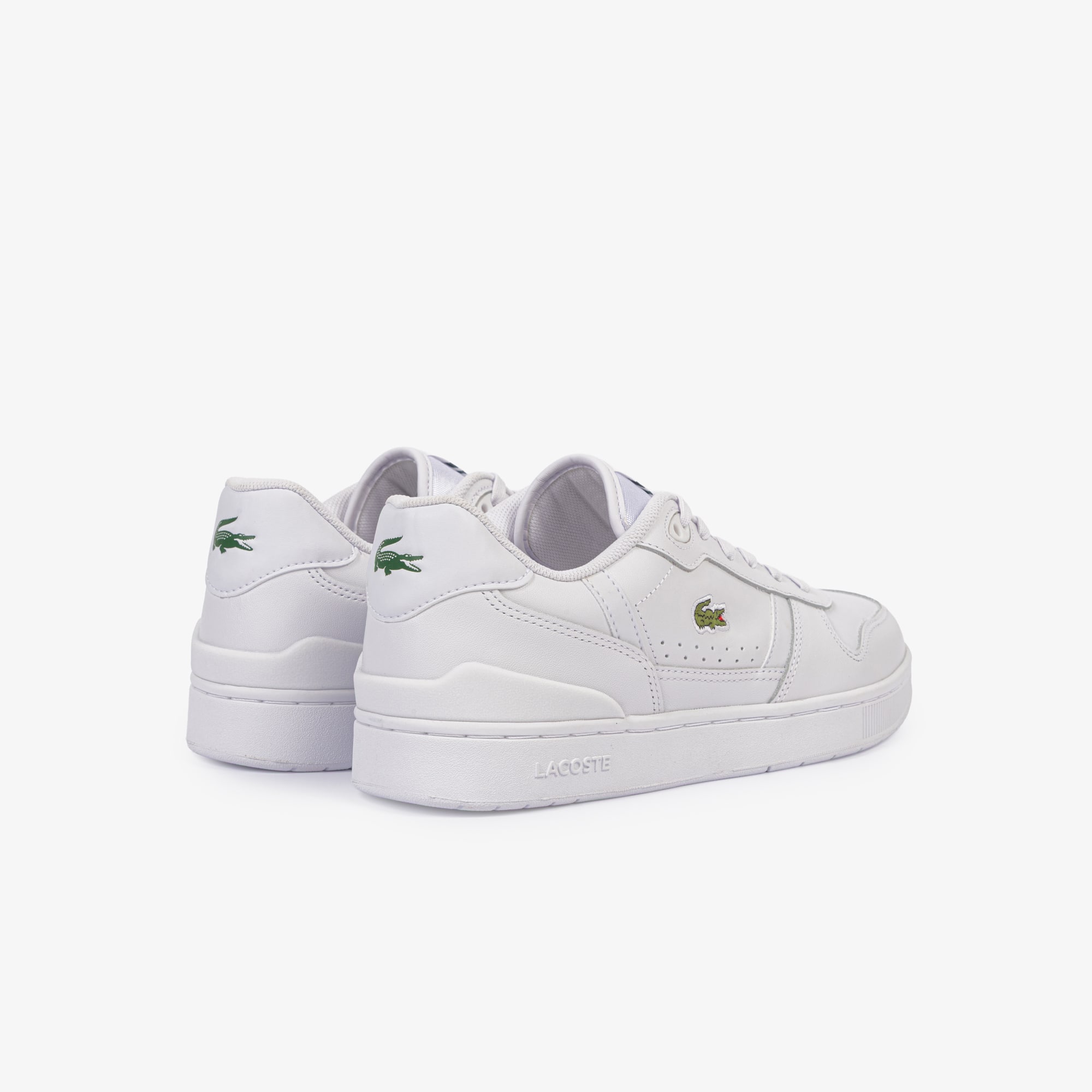 Thumbnail - Lacoste Herren-Sneakers T-Clip Set aus Leder - WHITE/WHITE Size 18 - 15