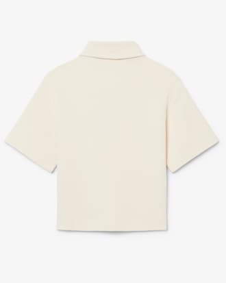 Oversized Polohemd aus Piqu&eacute;   