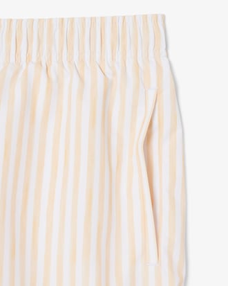 Halblange Badehose mit Streifen
