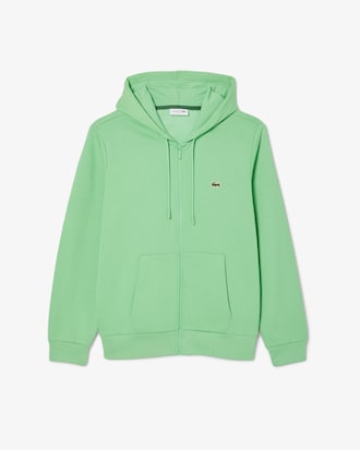 Hoodie aus Fleece mit Reißverschluss