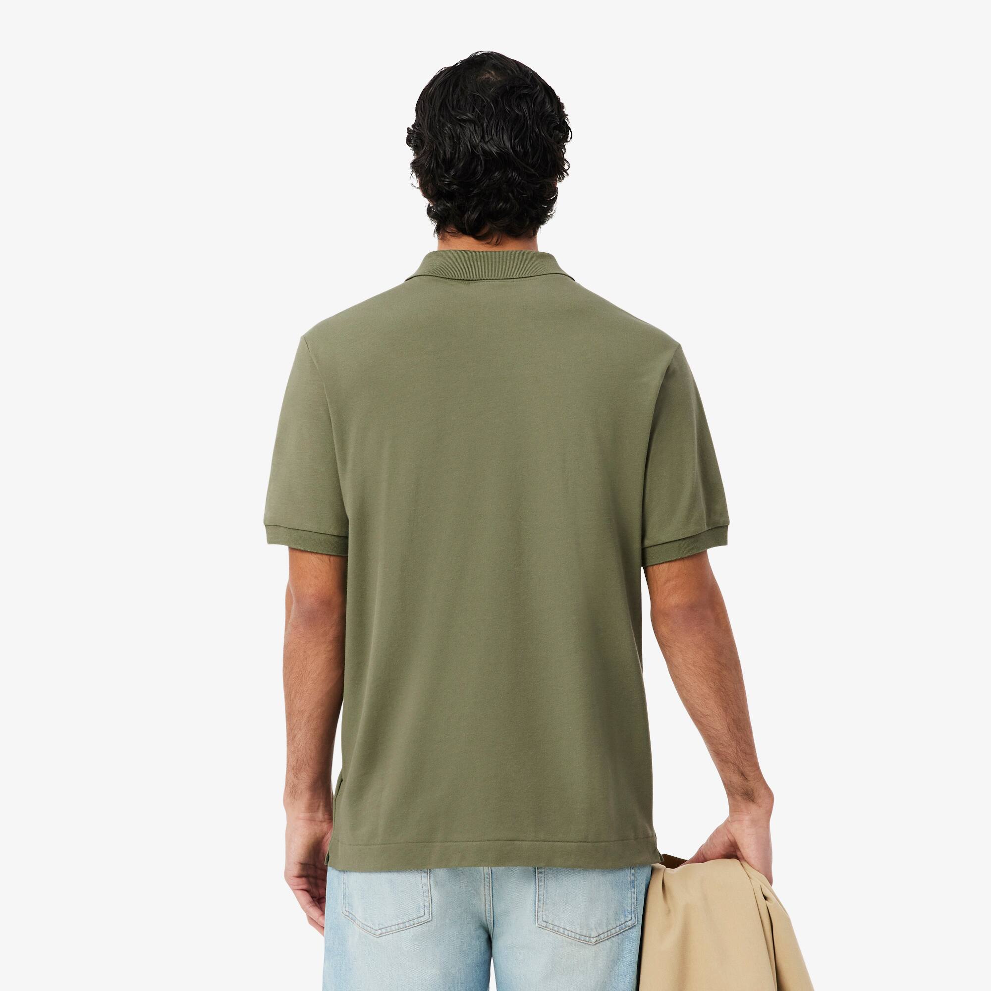 Thumbnail - Lacoste Classic Fit L.12.12 LIGHT Polo Shirt - Khaki Grün Size 3XL