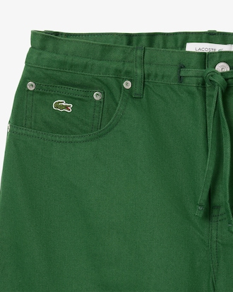 Denim-Jeans mit weitem Schnitt