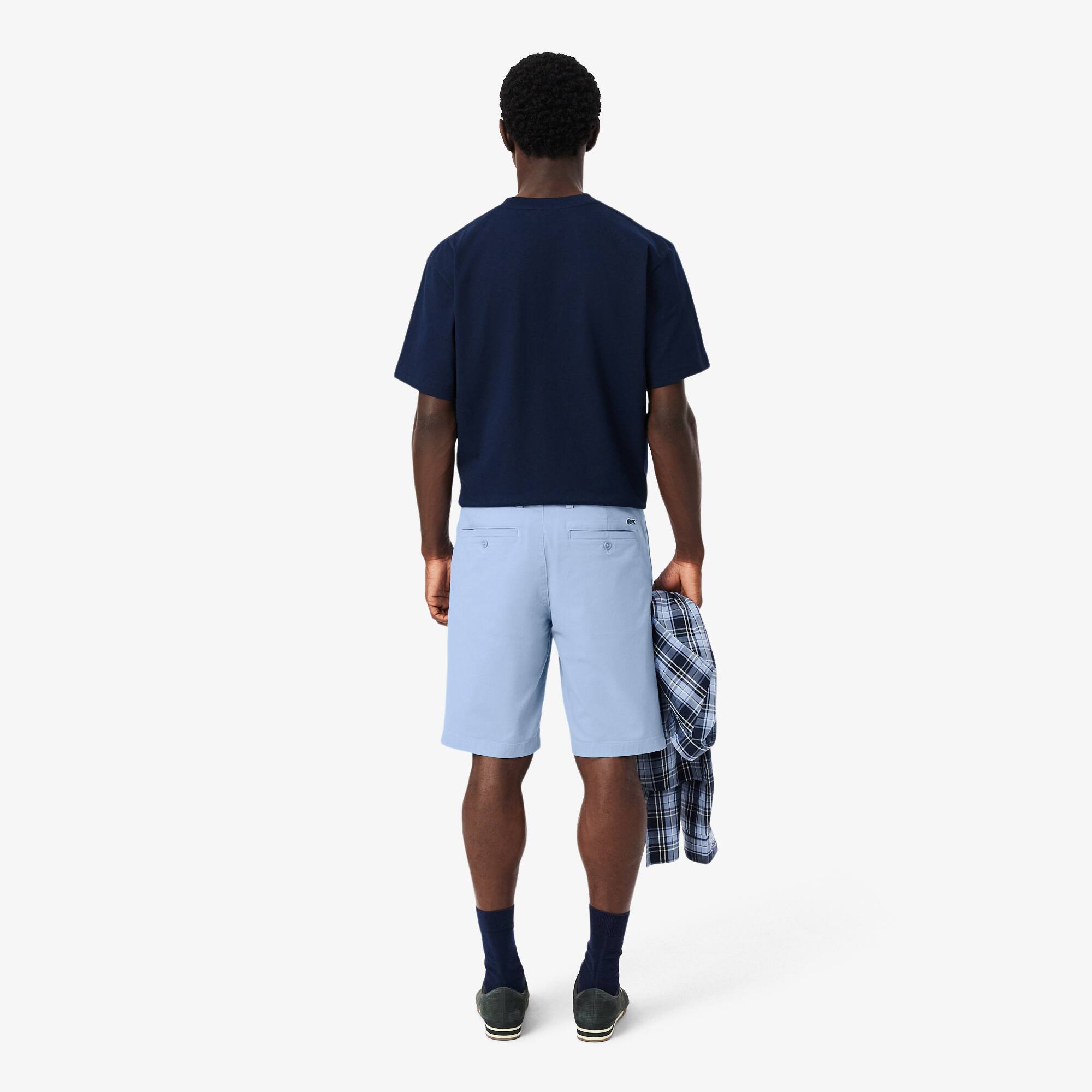 Thumbnail - Lacoste Chino-Shorts aus Stretch-Twill - Hellblau Size 4 - 31