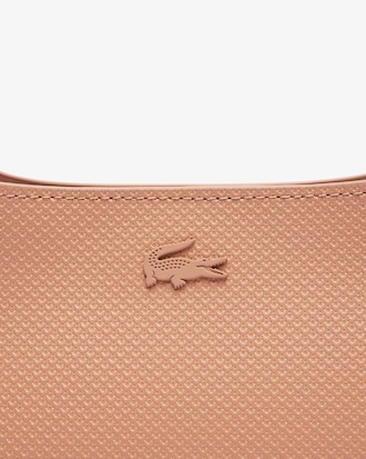 Halbmondförmige Tasche Chantaco aus Leder