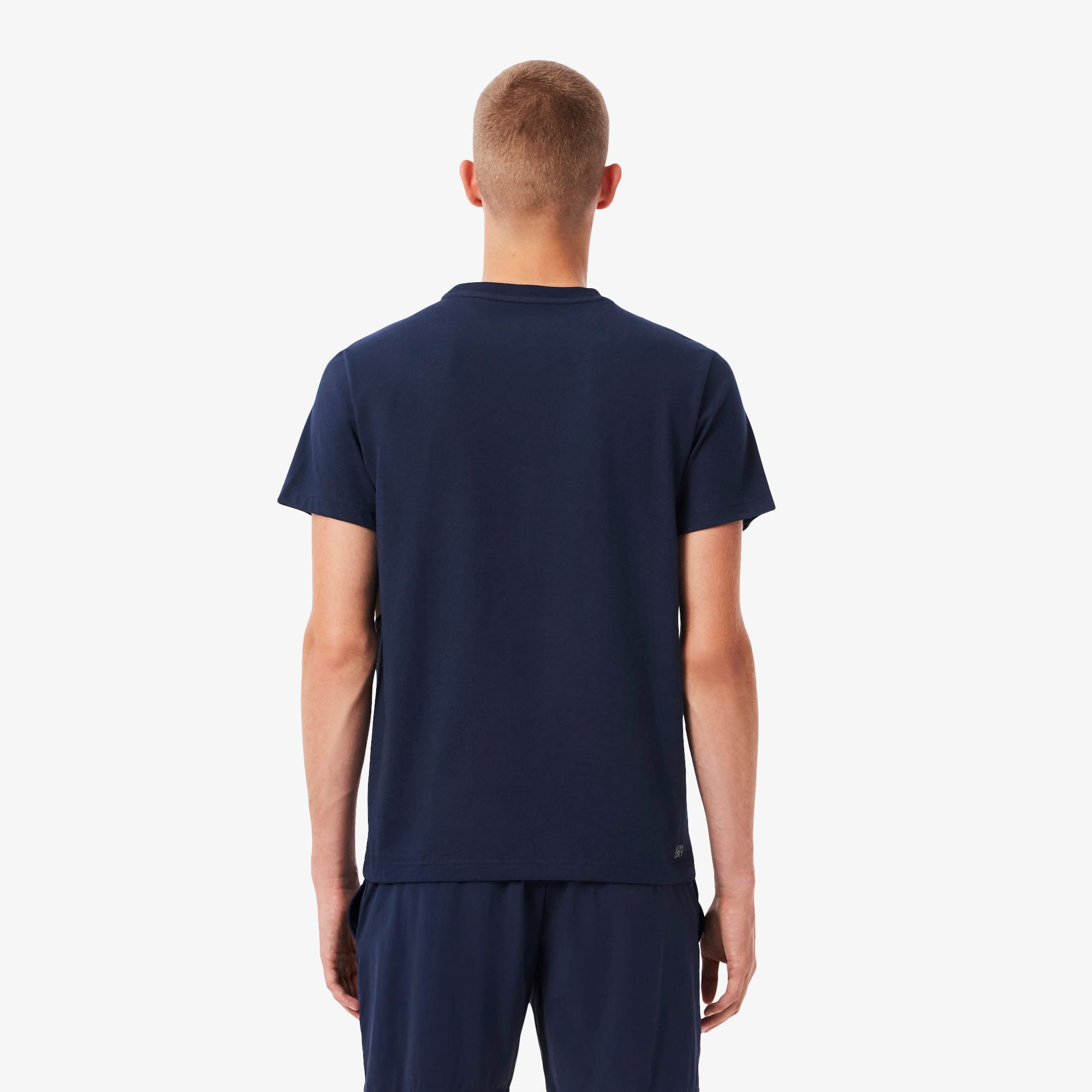 Thumbnail - Lacoste T-Shirt mit traditiOnellem Print und Ultra-Dry-Technologie - Navy Blau Size 6 - XL