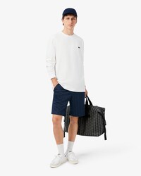 Regular Fit-Shorts aus Jacquard mit Monogramm