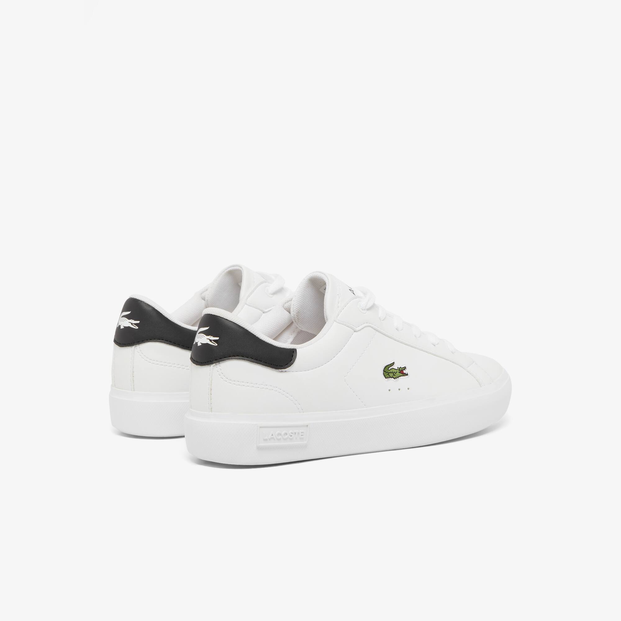 Thumbnail - Lacoste Junior-Sneakers Powercourt - WHITE/BLACK Size 36