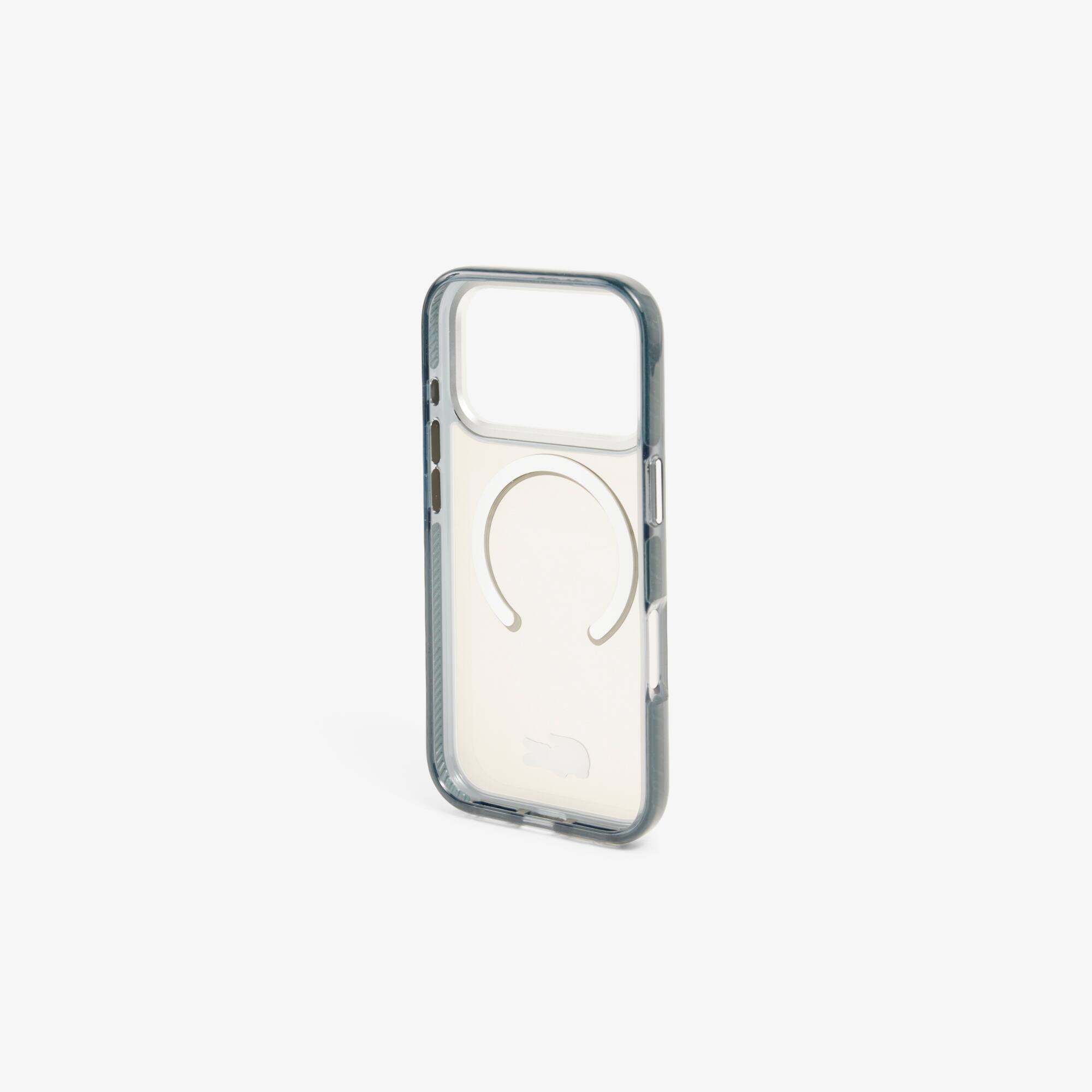 Thumbnail - Lacoste Transparente Hülle für iPhOne 17 Pro - GRIS CHINE Size One Size