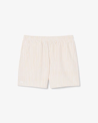 Halblange Badehose mit Streifen