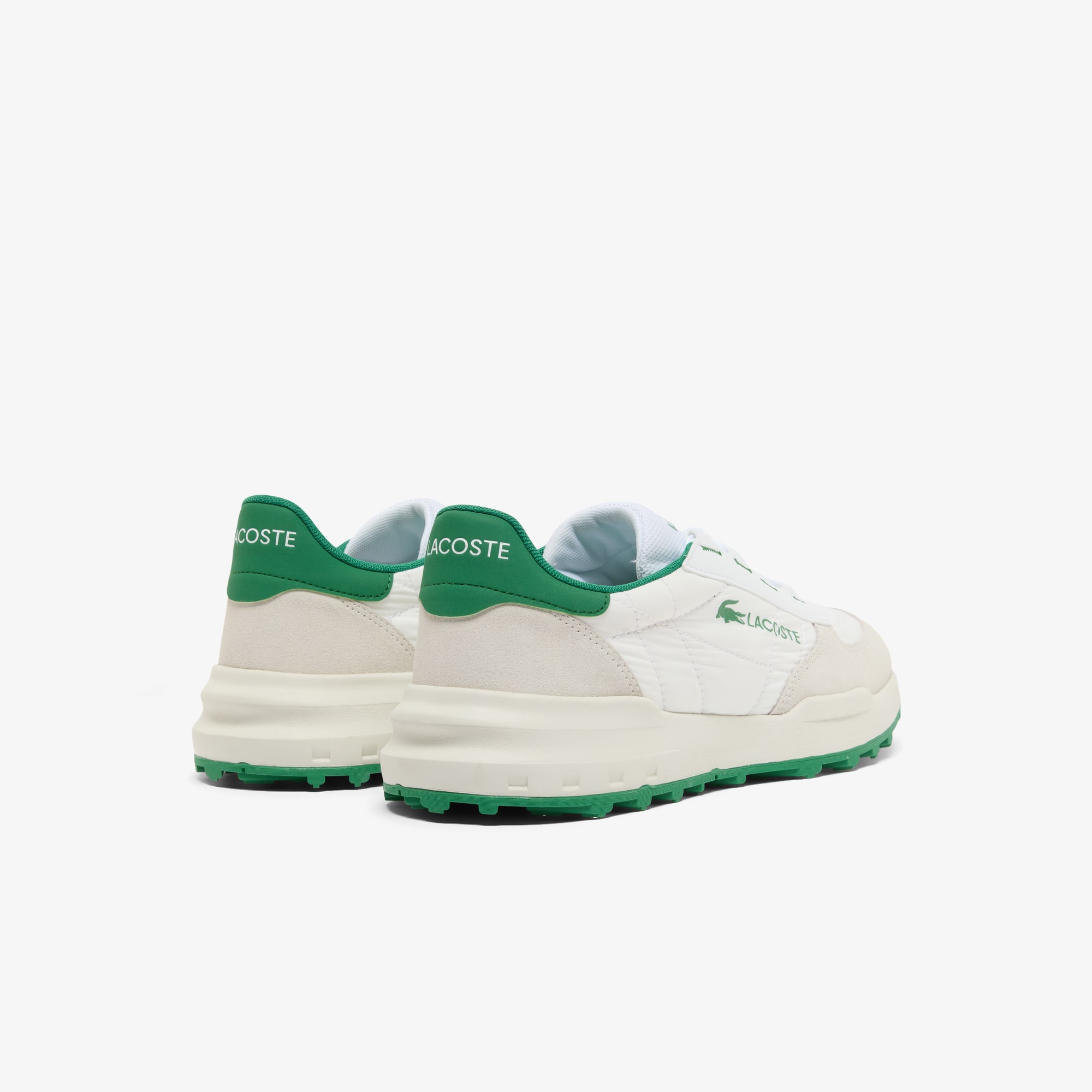 Thumbnail - Lacoste Herren-Sneakers Elite Active Evo - OFF WHT/GRN Size 39.5