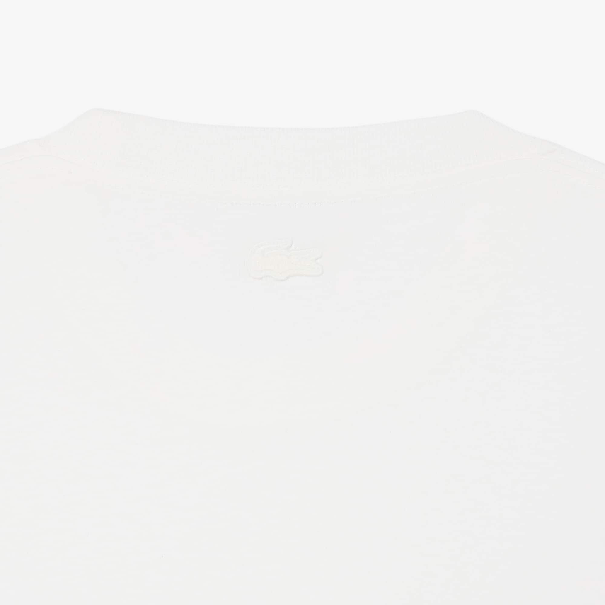 Thumbnail - Lacoste Classic Fit Heavy Badge Accent T-shirt - Weiß Size XS