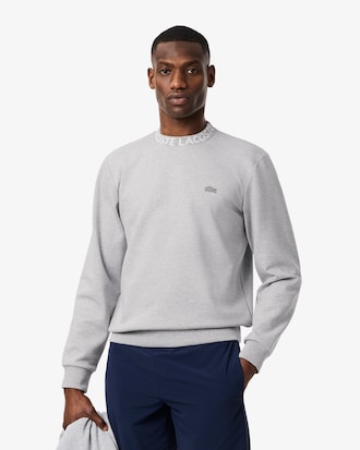 Sweatshirt aus Jersey mit Jacquard-Branding