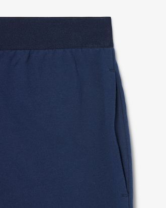 Loungewear-Shorts aus Fleece, Straight fit