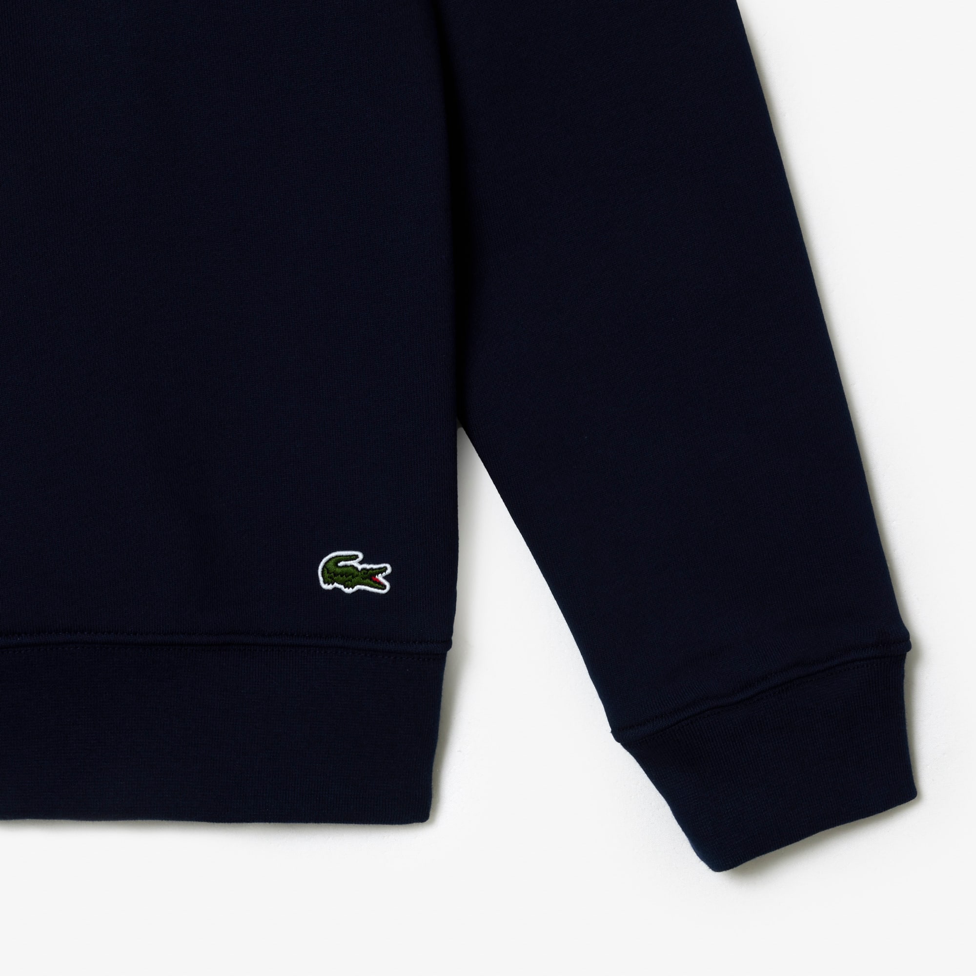 Thumbnail - Lacoste Sweatshirt aus Fleece mit Rundhalsausschnitt - Navy Blau Size XXL