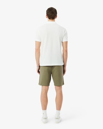 Regular Fit-Shorts aus Fleece mit Logostreifen