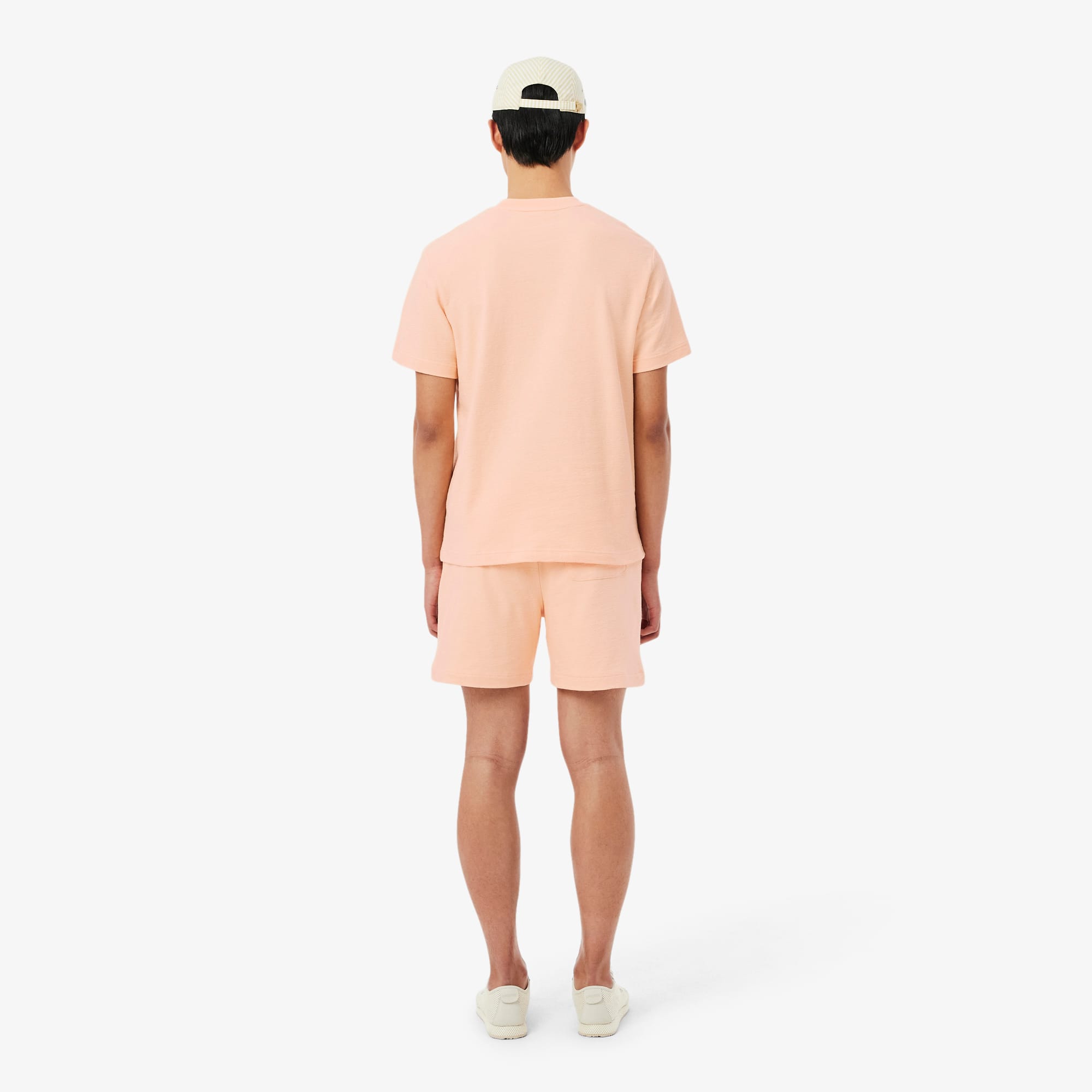 Thumbnail - Lacoste Shorts aus strukturiertem Jersey - Rose Pale Size M