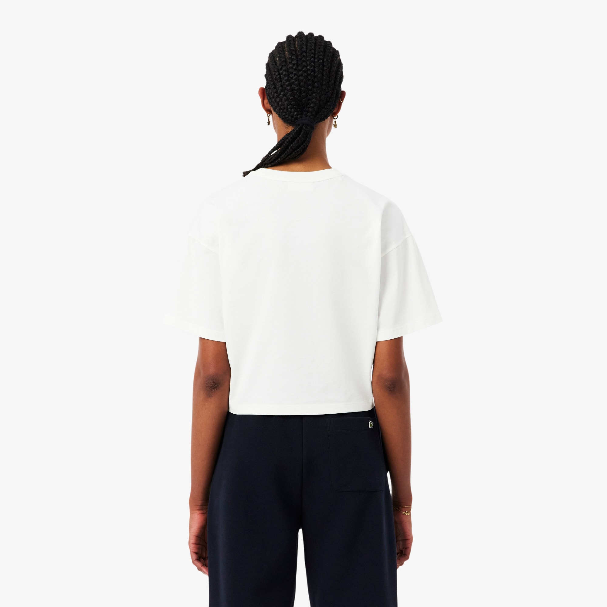 Thumbnail - Lacoste Lässiges T-Shirt aus Baumwolljersey - Weiß Size 36