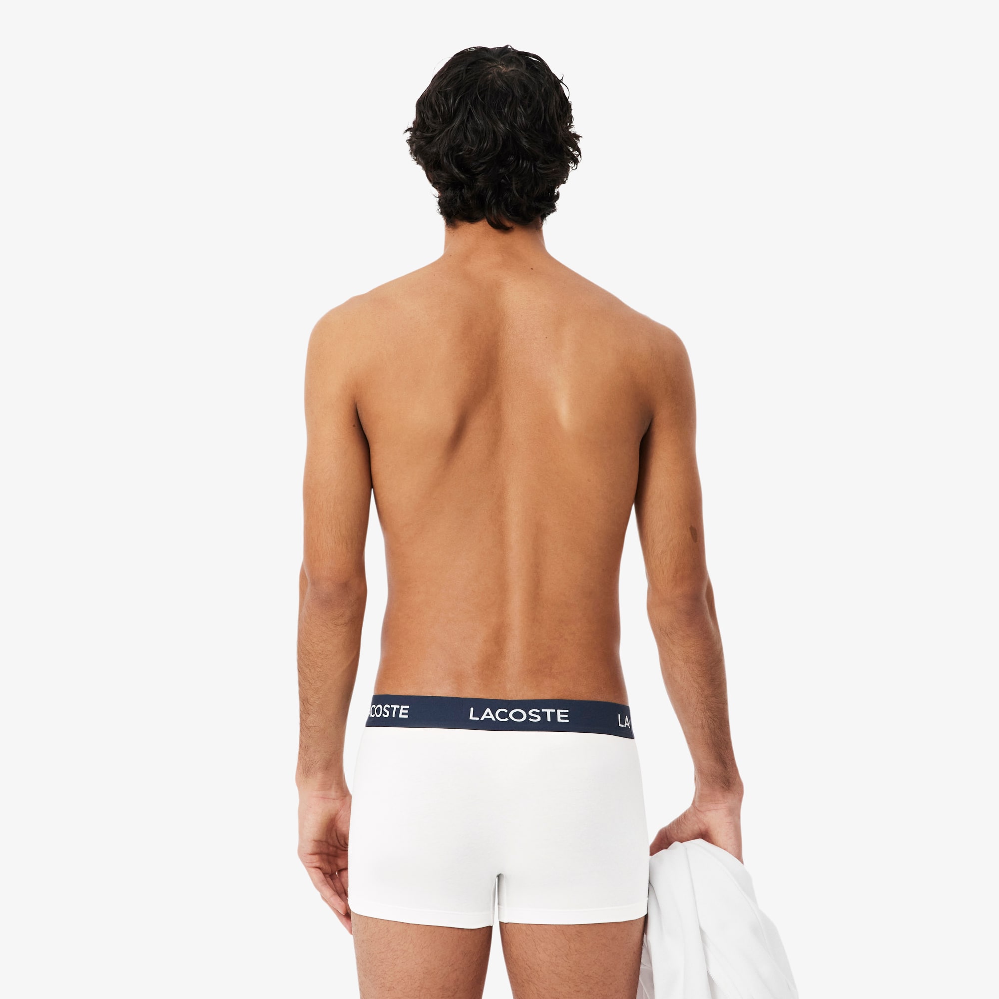 Thumbnail - Lacoste 5er-Pack Trunks aus Stretch-Baumwolle - Weiß Size XXL