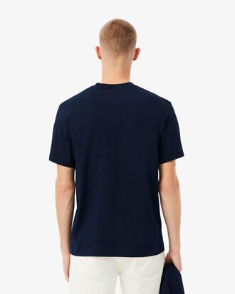 Baumwoll-T-Shirt mit Brusttasche
