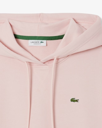 &Uuml;bergro&szlig;er Hoodie aus Fleece