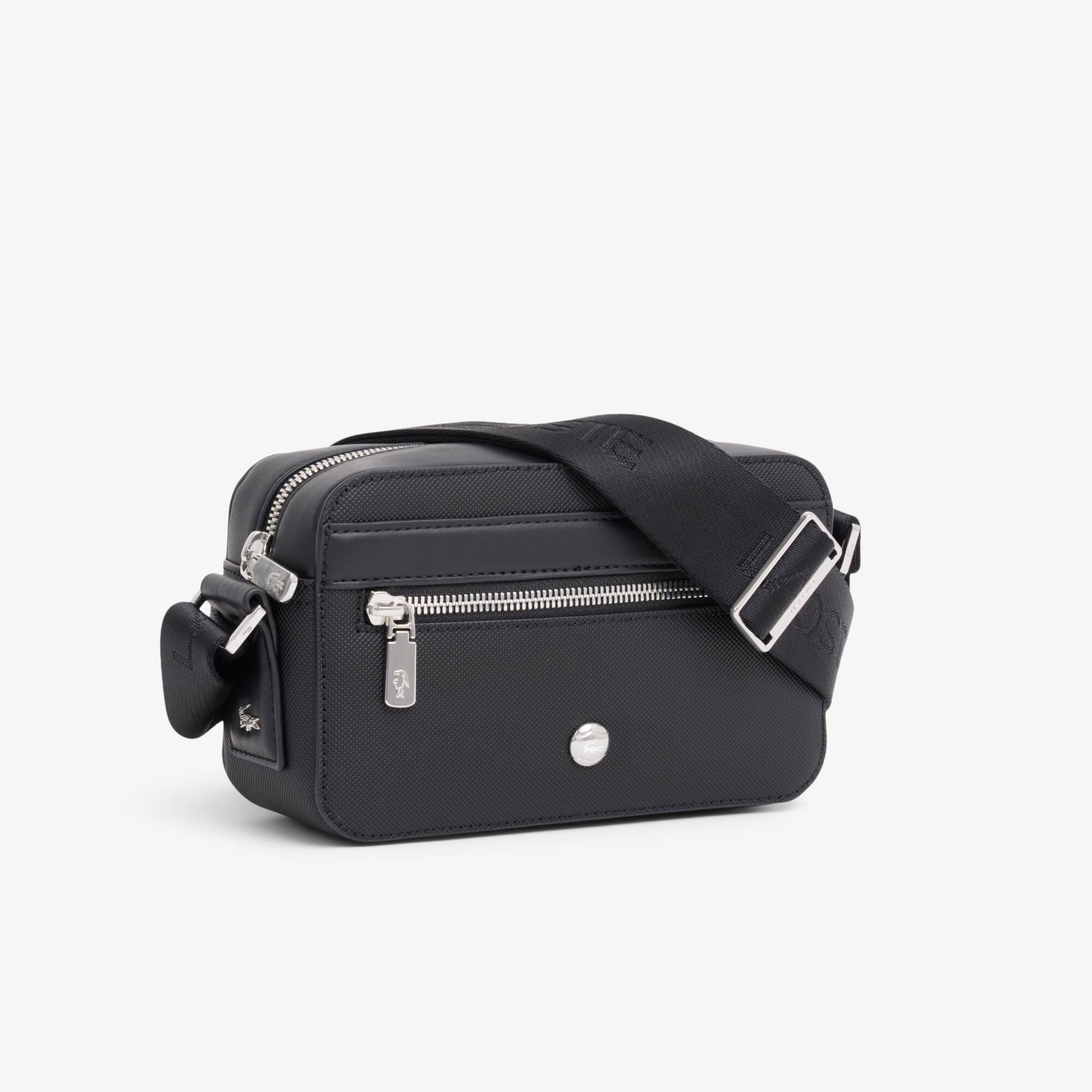 Thumbnail - Lacoste Reporter-Tasche Langon aus Petit Piqué - BLACK Size One Size