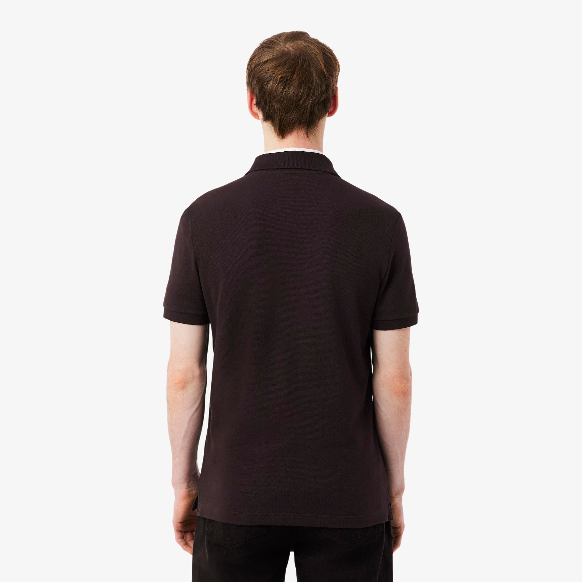 Thumbnail - Lacoste Slim Fit-Polohemd L.12.12 aus Piqué - Braun Size S